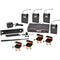 Galaxy Audio AS-1200 Band Pack Wireless In-Ear Monitor System with 4 Receivers & EB10 Earbuds (D: 584 to 607)