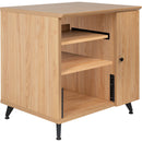 Gator Frameworks Elite Series Furniture Sidecar Rack Cabinet (Natural Maple Matte)