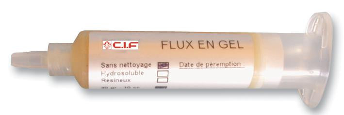 CIF F42202 FLUX,NO CLEAN GEL, SYRINGE OF 10 CC