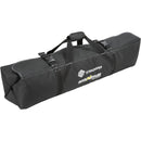 MultiCart StandWrap 4-Pocket Roll Up Accessory Bag (Black, Large)