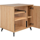 Gator Frameworks Elite Series Furniture Sidecar Rack Cabinet (Natural Maple Matte)
