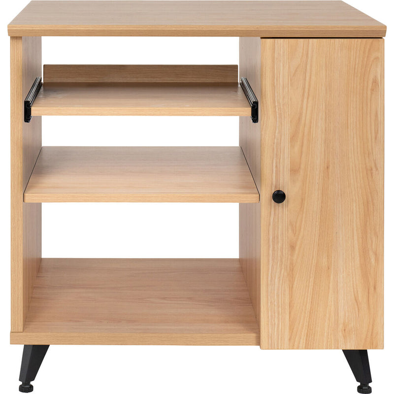 Gator Frameworks Elite Series Furniture Sidecar Rack Cabinet (Natural Maple Matte)