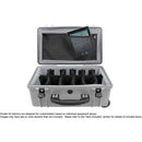 PortaBrace Superlite Hard Case with Divider Kit for Luxli Cello (Gray)