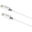 JOBY Charge & Sync USB Type-C to USB Type-C Cable (6.6', White)