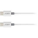 JOBY Charge & Sync USB Type-C to USB Type-C Cable (6.6', White)