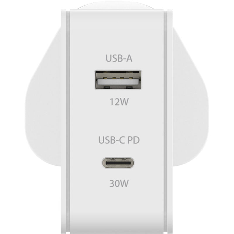 JOBY 42W USB Type-C/USB Type-A PD Travel Wall Charger