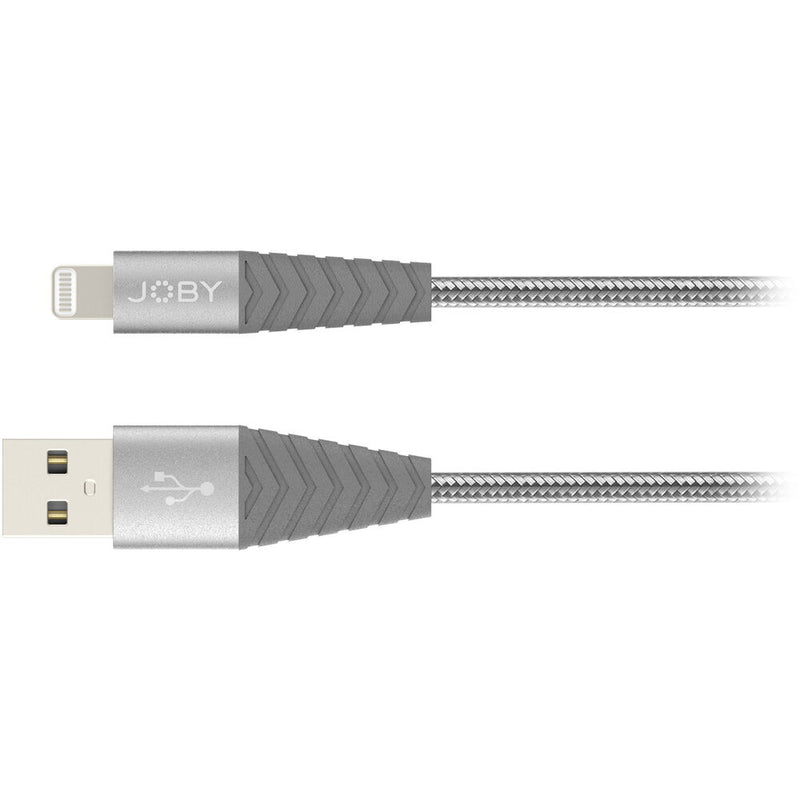 JOBY Charge & Sync Lightning Cable (3.9', Space Grey)