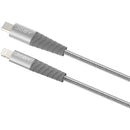 JOBY Charge & Sync USB Type-C to Lightning Cable (6.6', Space Grey)