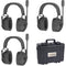 CAME-TV Kuminik8 Full-Duplex Wireless DECT Intercom System with 3 Dual-Ear Headsets (1.78 to 1.93 GHz, US)