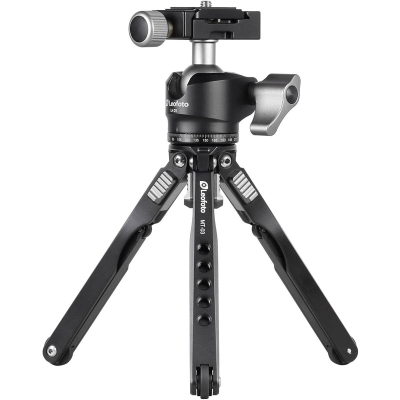 Leofoto MT-03 Spider Tabletop Tripod & LH-25 Mini Ball Head