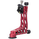 ProMediaGear GKJr. Katana Pro Aluminum Gimbal Head with Side Mount Clamp (Red)