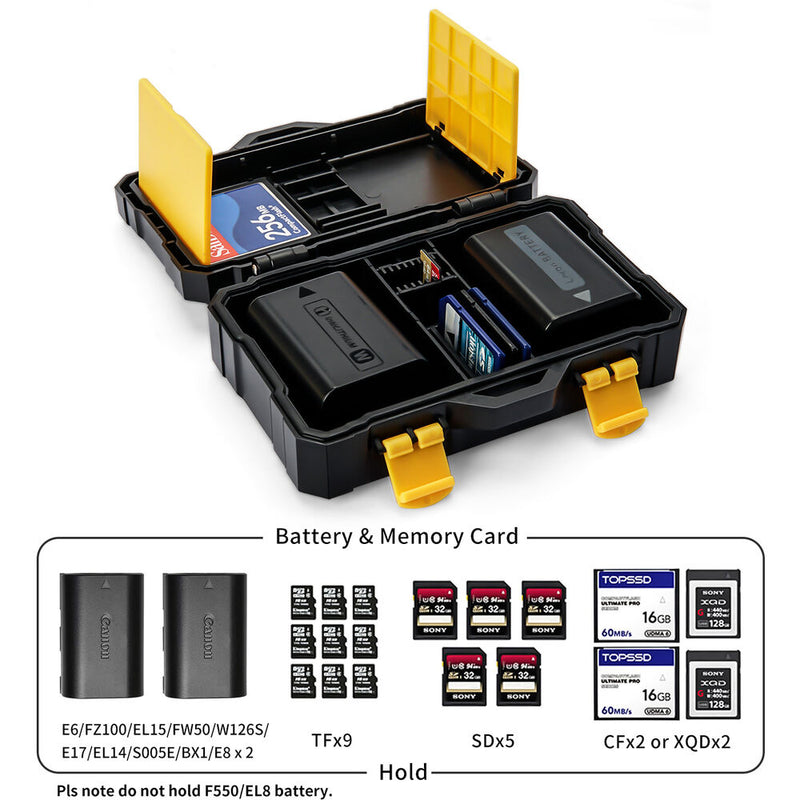 ANDYCINE Memory Card & Battery Storage Protection Case