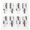 Viviana Dots Soft Foam Lavalier Stickers (32-Pack, Rectangular)