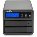 Rocstor Rocpro U33 Desktop 16TB 2-Bay USB Type-C RAID Array (2 x 8TB SSDs)