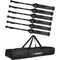 Gator Tripod Mic Stand with Standard Twist Clutch and Single-Section Boom (6-Pack with Carrying Bag)