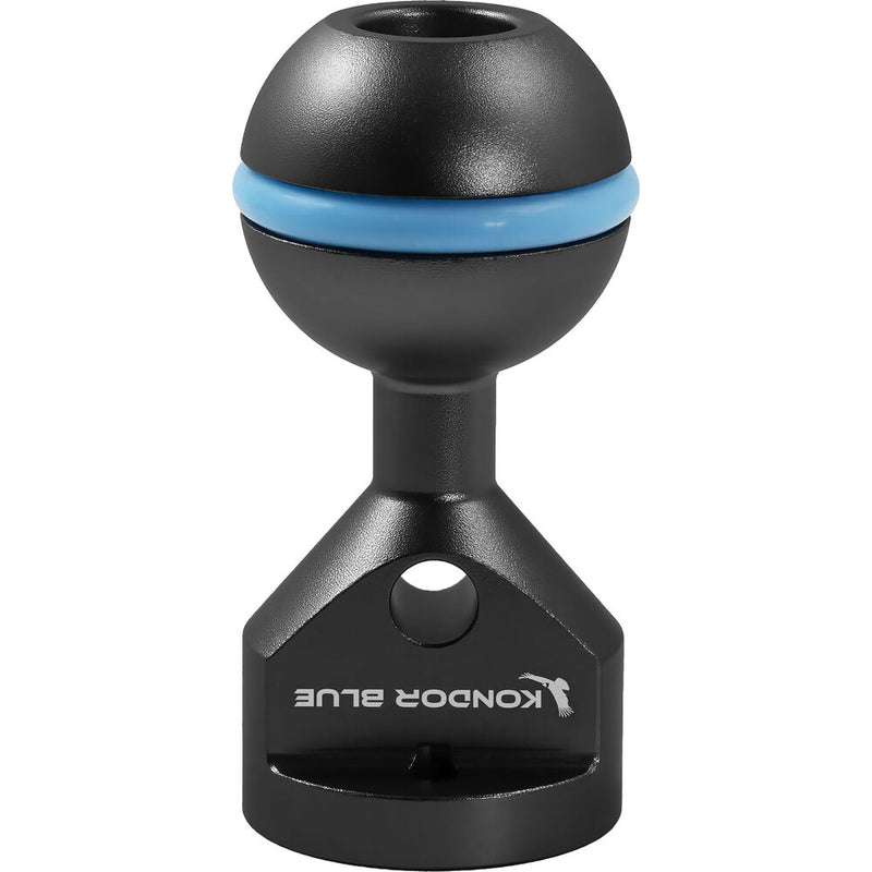 Kondor Blue Ball Head to 3/8"-16 Thread with ARRI Locating Pins for Magic Arm (Raven Black)