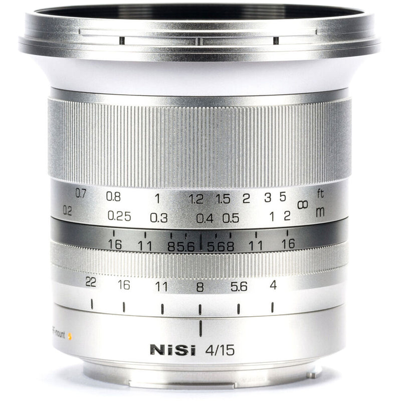 NiSi 15mm f/4 Sunstar ASPH Lens for Sony E (Silver)