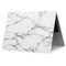 TechProtectus Hard-Shell Case with Keyboard Cover and Screen Protector for Apple 13" MacBook Pro M1/M2 (White Marble)