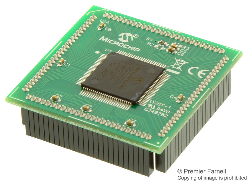 MICROCHIP MA330013 Plug In Module dsPIC33FJ256MC710A for use with Explorer 16 Development Board