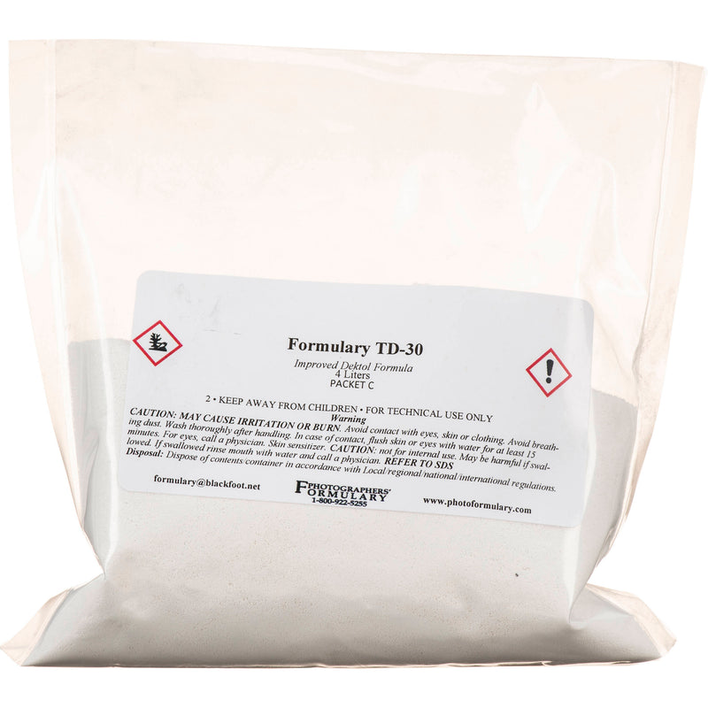 Photographers' Formulary TD-30 Developer for Black & White Paper - Makes 4 Liters