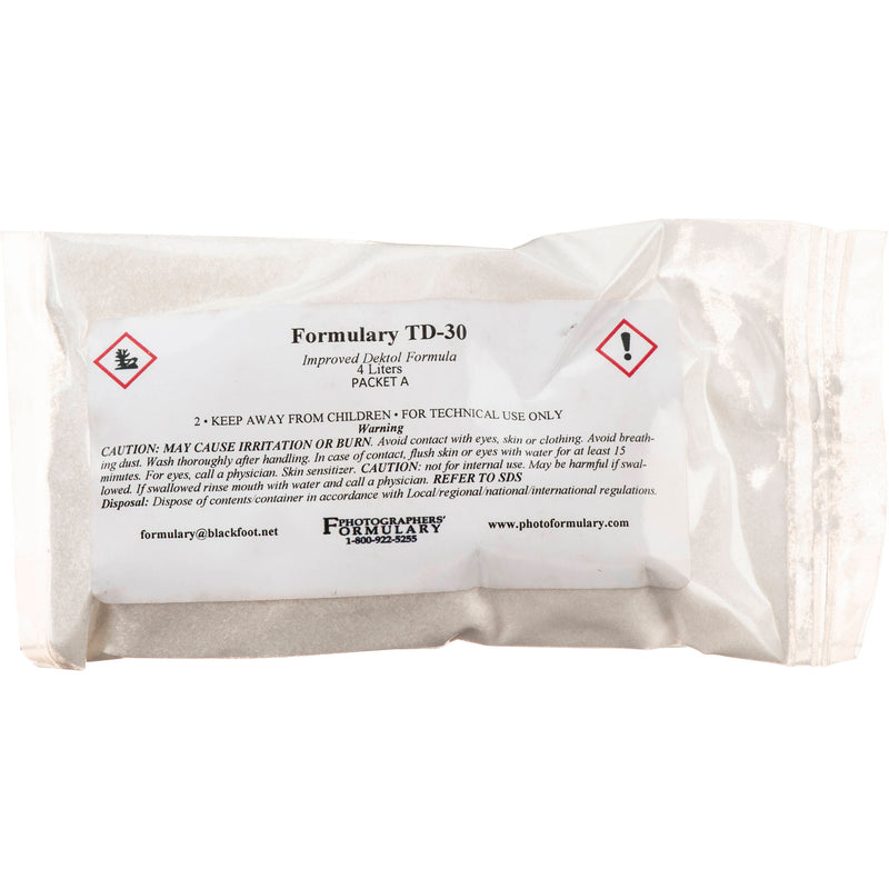 Photographers' Formulary TD-30 Developer for Black & White Paper - Makes 4 Liters