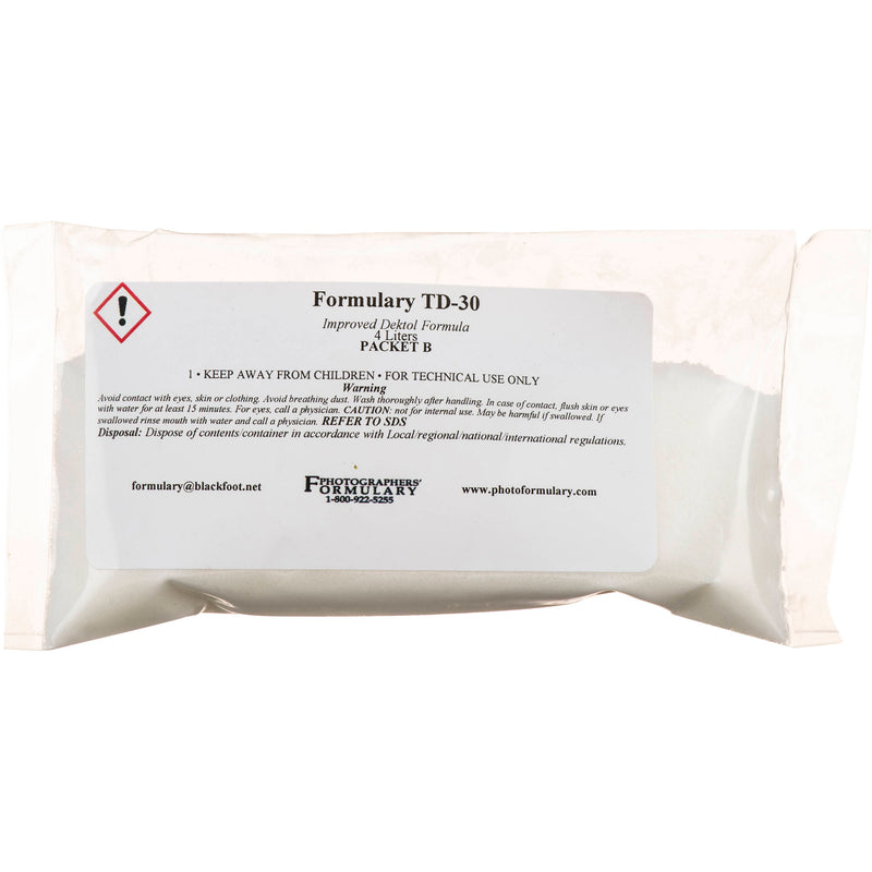Photographers' Formulary TD-30 Developer for Black & White Paper - Makes 4 Liters