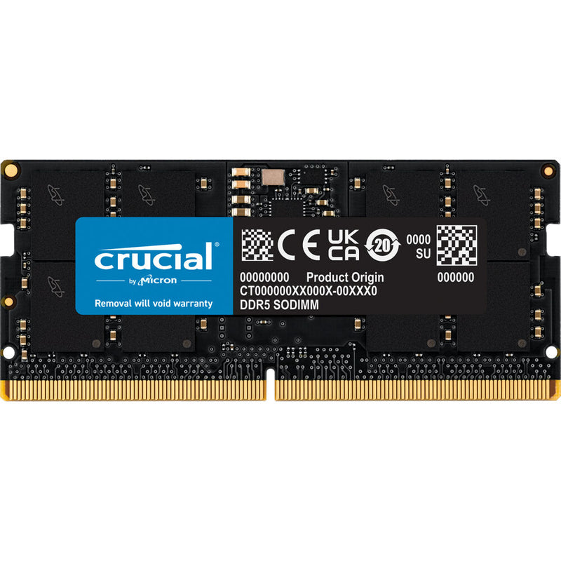 Crucial 16GB DDR5 4800 MHz SO-DIMM Memory Module