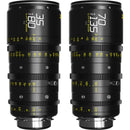 DZOFilm Catta Ace FF 35-80 & 70-135mm T2.9 Zoom Lens Bundle (PL/EF, Black)