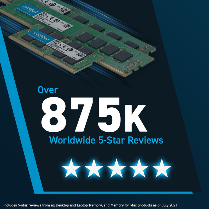 Crucial 16GB DDR5 4800 MHz SO-DIMM Memory Module