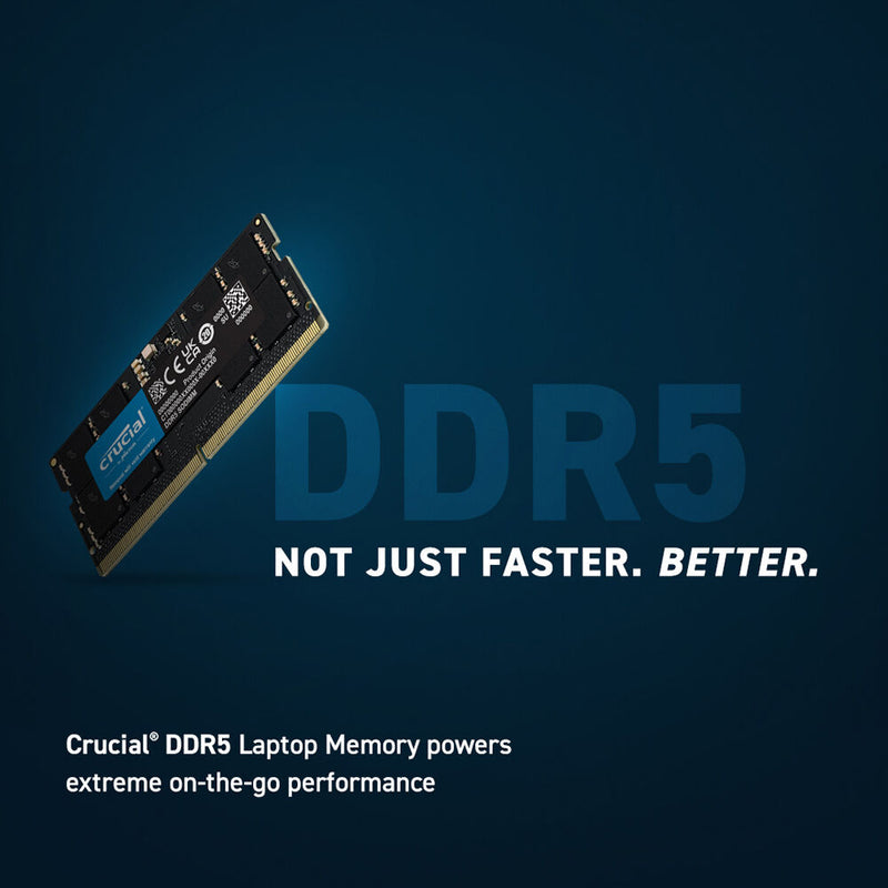 Crucial 16GB DDR5 4800 MHz SO-DIMM Memory Kit (2 x 8GB)