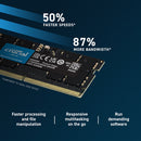 Crucial 8GB DDR5 4800 MHz SO-DIMM Memory Module