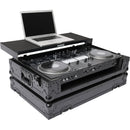 Magma Bags DJ Controller Workstation Road Case with Wheels for DDJ-REV7 (Black on Black)