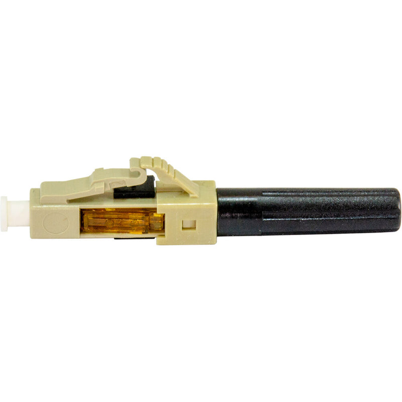 TechLogix Networx ECOConnector Multimode (OM1) LC Fiber Optic Click-On Connector (UPC, 100-Pack, Beige)