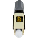 TechLogix Networx ECOConnector Multimode (OM1) SC Fiber Optic Click-On Connector (UPC, 50-Pack Beige)