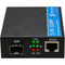TechLogix Networx 10/100/1000M Ethernet SFP Media Converter with 1 GE SFP Slot & 1 Rj45 Port with PoE+