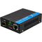 TechLogix Networx 10/100/1000M Ethernet SFP Media Converter with 1 GE SFP Slot & 1 Rj45 Port with PoE+