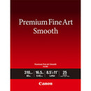 Canon Premium Fine Art Smooth Photo Paper (8.5 x 11", 25 Sheets)