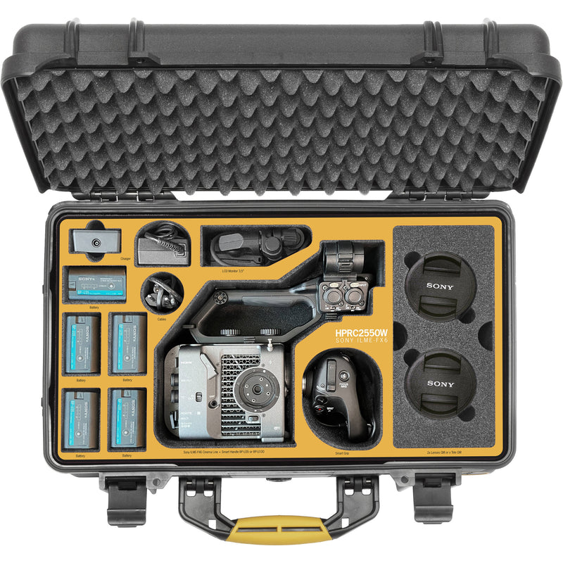 HPRC 2550W Wheeled Hard Case for Sony FX6 Camera