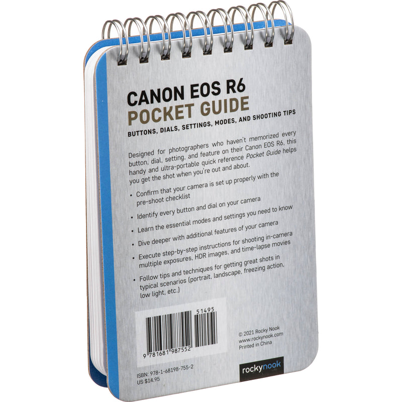 Rocky Nook Book: Canon EOS R6: Pocket Guide