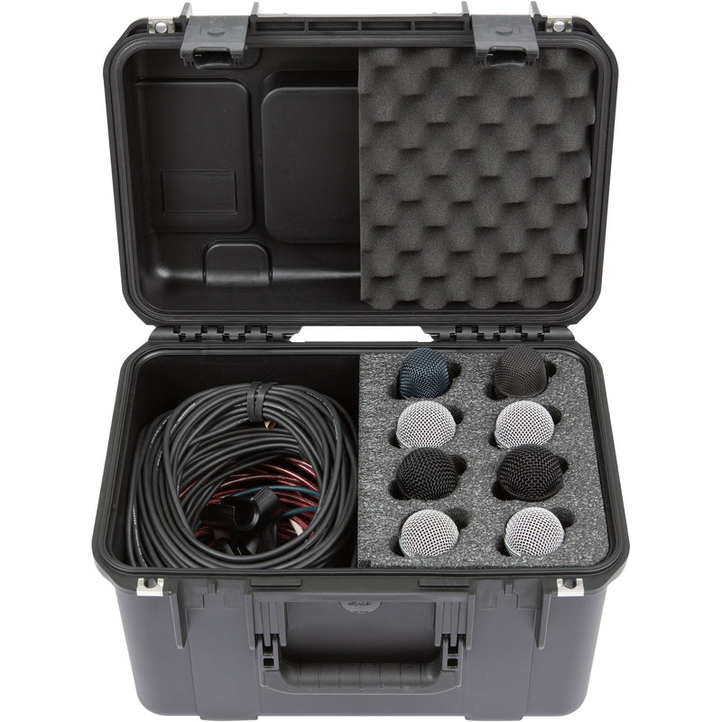 SKB iSeries Waterproof Case for 8 Mics and Cables