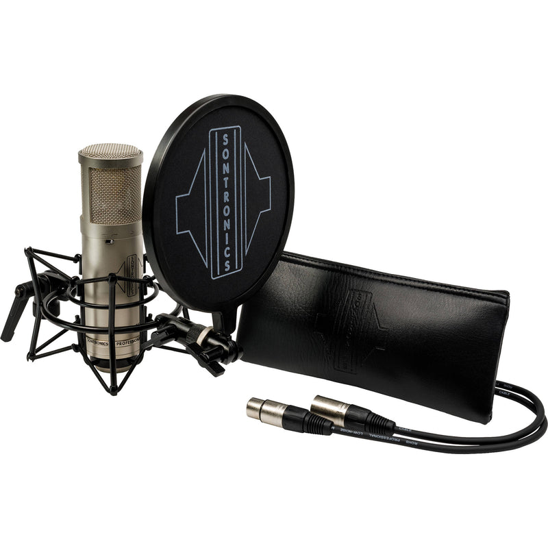 Sontronics STC-2 Large-Diaphragm Condenser Microphone with All-in-One Recording Package (Silver)