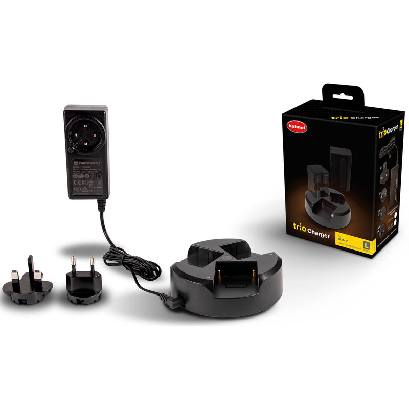 hahnel TRIO Triple Charger for Sony L-Series Batteries