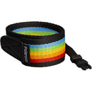 Polaroid Flat Camera Strap (Rainbow Black)