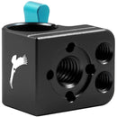 Kondor Blue 15mm Rod Clamp to Accessory Mount (Raven Black)