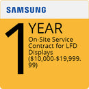 Samsung 1-Year Onsite Service for Large Format Displays ($10,000.00-$19,999.99)