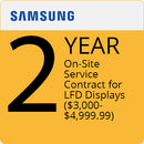 Samsung 2-Year Onsite Service for Large Format Displays ($3000.00-$4999.99)