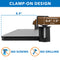 Mount-It! Clamp-On Adjustable Keyboard & Mouse Tray