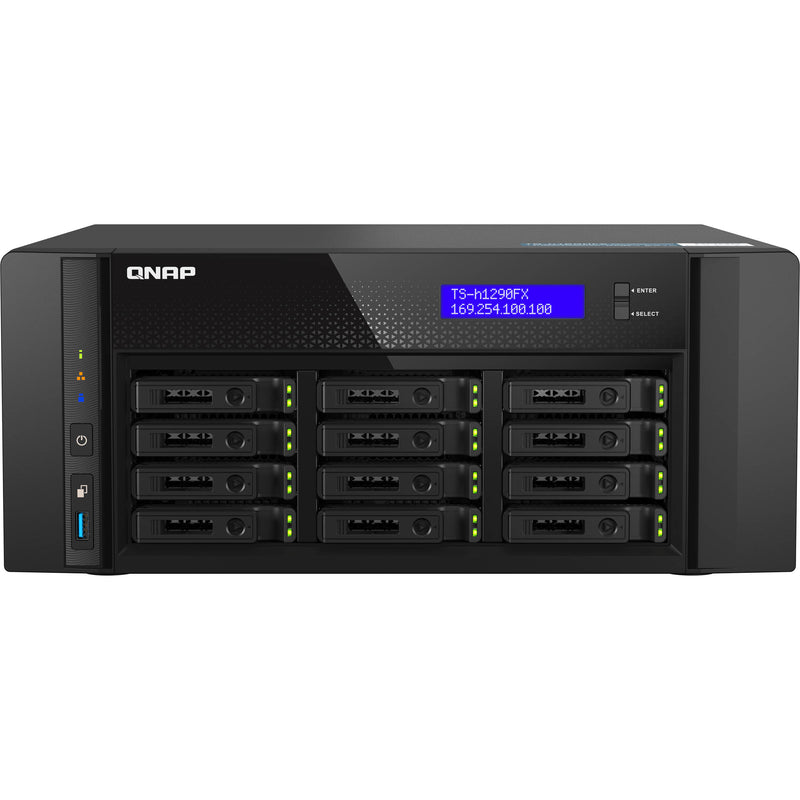 QNAP TS-H1290FX-7302P-128G-US 12-Bay NAS Enclosure