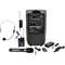 Galaxy Audio Traveler Quest TQ8X PA with GTU-HSP5AB Wireless Mic System (A & B: 524.5 to 594.5 MHz)