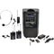 Galaxy Audio Traveler Quest TQ8X PA with GTU-SVP5AB Wireless Mic System (A & B: 524.5 to 594.5 MHz)